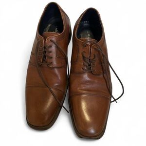 Men's Brown Leather Dress Oxfords